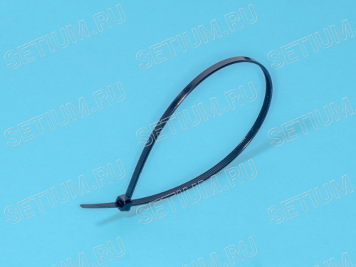 Стяжка 300х4,8мм с защитой от УФ, черная, упак. 100 шт. CV-300SW-UV