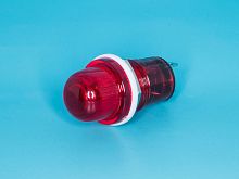 Лампа неоновая 220 В с резистором, d 14 мм, красная