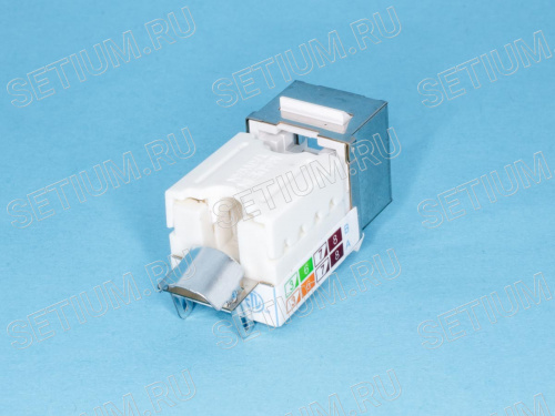 EKTVS-D-16 Модуль RJ-45 8P8C кат.5e, Keystone,  универсальный, экранированный, PCnet фото 3