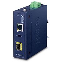 Промышленный компактный медиаконвертер 1 порт 1Гб/с + 1 SFP слот 1Гб/с
