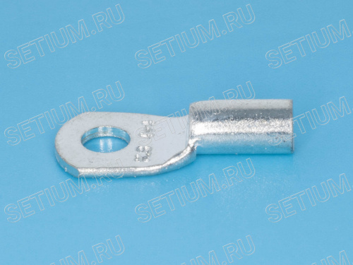 Клемма тип "O" прямоугольная 4.3мм на провод 2,5-4,0мм, кратно 100шт. фото 3