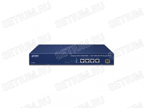 Маршрутизатор Planet  с поддержкой VPN, 4 порта 10/100/1000Мбс, 1 слот 1000Мбс SFP фото 2