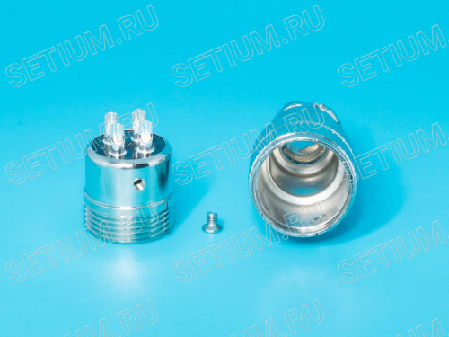 Разъем M16 4 контакта вилка на кабель, наружная резьба, тип GX16 AC-M16-4MA фото 2