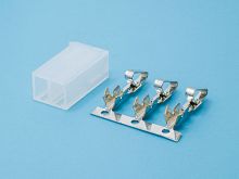 Разъем питания 2 контакта, гнездо на кабель, шаг 3,96мм PHU-2/2