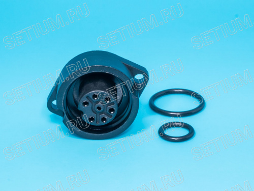 Разъем серии RD-24 7 контактов, гнездо на блок RD24F-7B1 фото 4