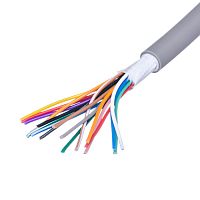 Кабель коммуникационный 18 проводов, 28 AWG, бухта 50м, неэкранированный, серый SIN YU