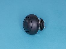 Кнопка круглая 12мм 125В 0,125А без фиксации, герметичная IP67, черная