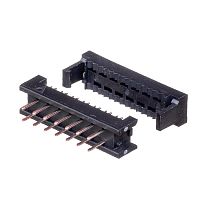 Разъем IDC 2х7 контактов на плату для наколки на шлейф, шаг 2.54мм FDC-14