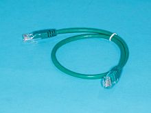 SC03-8P8C0.5-E Патч-корд (шнур) RJ-45 - RJ-45 кат.5е, 0,5м, зеленый