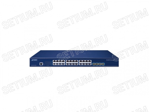 SGS-6310-24T4X Управляемый L3 стекируемый коммутатор Planet 24 порта 10/100/1000Мб/с, 4 слота SFP+ 10Гб/с фото 3