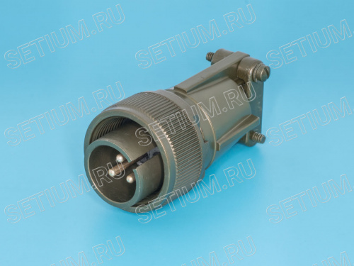 Разъём Amphenol серии MS  3 контакта, вилка на кабель MS3106E-16-10P