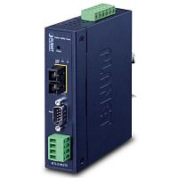 Промышленный сервер Planet 1 порт RS232/422/485, 1 порт 100 Мб/с SC SM 30км