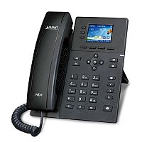 IP телефон Planet, 4 SIP линии, HD аудио, 2.4' цветной LCD 320 x 240, 2 порта 10/100мбс, питание 802.3at/af POE