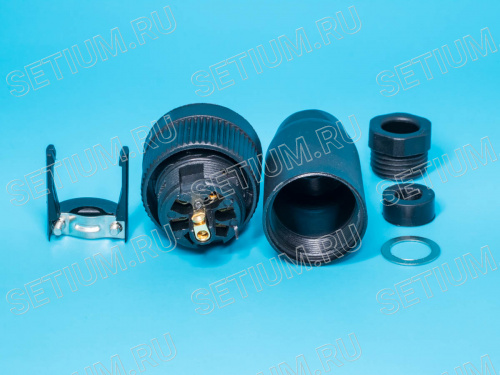 Разъем серии RD-24 7 контактов, гнездо на кабель фото 9 Разъем серии RD-24 7 контактов, гнездо на кабель RD24-7A фото 9