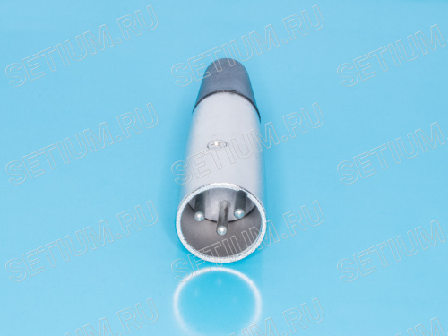 Разъем микрофонный XLR, вилка на кабель, 3 контакта фото 5 Разъем микрофонный XLR, вилка на кабель, 3 контакта AUD-71 фото 5