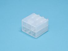 Разъем питания Mini-Fit 6 контактов, вилка на плату, шаг 4,2мм MF-6MA/2