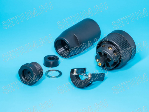 Разъем серии RD-24 7 контактов, гнездо на кабель фото 6 Разъем серии RD-24 7 контактов, гнездо на кабель RD24-7A фото 6