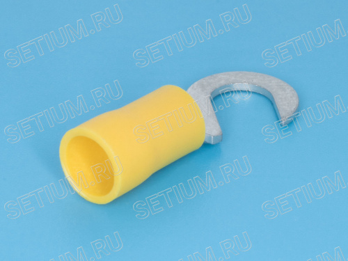 Клемма тип "C" 6,4 мм на провод 4,0-6,0мм, изолированная, кратно 100шт. фото 4