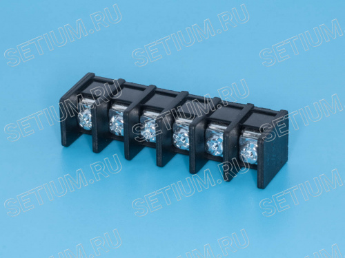 Клеммник винтовой на плату, 6 контактов, шаг 8.25 мм Клеммник винтовой на плату, 6 контактов, шаг 8.25 мм