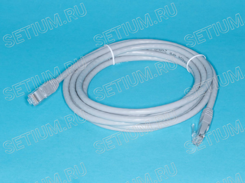 Патч-корд (шнур) RJ-45 - RJ-45 кат.6, 3м, серый Патч-корд (шнур) RJ-45 - RJ-45 кат.6, 3м, серый SC06-8P8C3