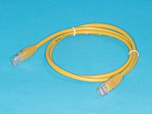 SC03-8P8C1-Y Патч-корд (шнур) RJ-45 - RJ-45 кат.5е, 1м, желтый