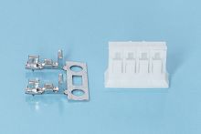 Разъем питания 4 контакта, гнездо на кабель, шаг 2мм MU-4F