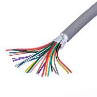 Кабель коммуникационный 25 проводов, 28 AWG, бухта 50м, неэкранированный, серый SIN YU