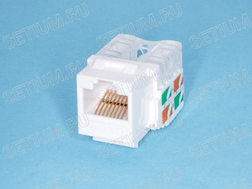 KES-5M Модуль RJ-45 8P8C кат.5e, Keystone, тип KRONE