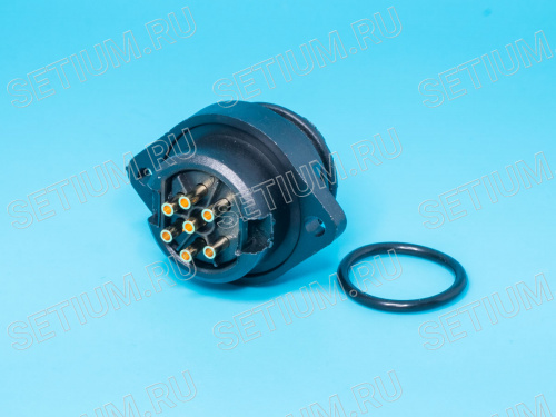 Разъем серии RD-24 7 контактов, вилка на блок фото 6 Разъем серии RD-24 7 контактов, вилка на блок RD24-7B2 фото 6