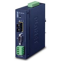 Промышленный сервер Planet 1 порт RS232/422/485,  1 порт 100 Мб/с SC MM 2км