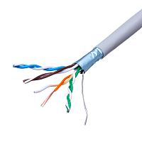 Кабель Витая пара 8 проводов, кат. 5, многожильный, (PCnet), бухта 305м, экранированный, серый PCnet