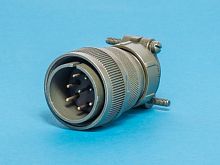 Разъём Amphenol серии MS  8 контактов, вилка на кабель MS3106E-22-18P