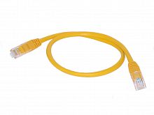 SC03-8P8C0.5-Y Патч-корд (шнур) RJ-45 - RJ-45 кат.5е, 0,5м, желтый