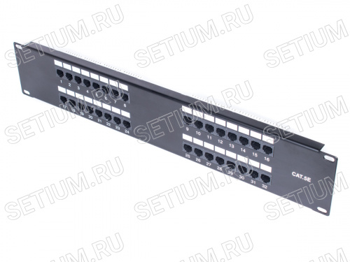 PP2-328 Патч-панель 32 порта RJ-45, кат. 5е