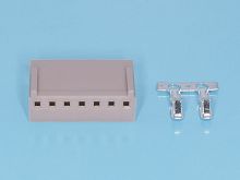 Разъем питания 7 контактов, гнездо на кабель, шаг 2,54мм HU-7