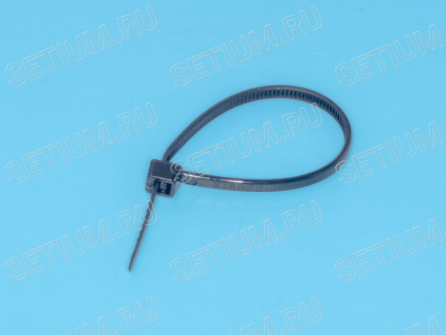 Стяжка 100x2,5мм с защитой от УФ, черная, упак. 100 шт. CV-100-W фото 5