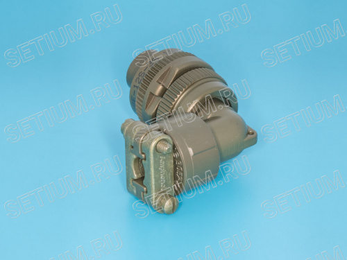Разъём Amphenol серии MS  2 контакта, гнездо на кабель, прямой угол MS3108E-12S-3S фото 3