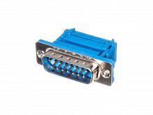 Разъем D-SUB  15 контактов, вилка на плоский кабель, тип 2 DI-15F