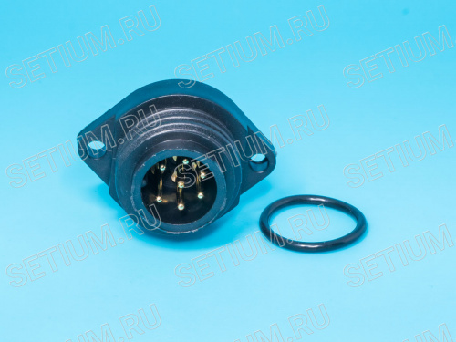 Разъем серии RD-24 7 контактов, вилка на блок фото 4 Разъем серии RD-24 7 контактов, вилка на блок RD24-7B2 фото 4