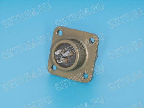 Разъём Amphenol серии MS  3 контакта, гнездо на блок MS3102E-10SL-3S фото 2