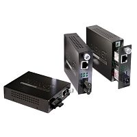 Управляемый медиаконвертер Planet  1 порт RJ-45 100 Мб/с, SC 100 Мб/с, SM, WDM, Tx1550/Rx:1310, 20км, Smart