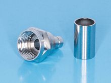 Разъем F вилка на кабель RG59,62, обжимной F-C59P