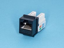 EKTN-D-00 Модуль RJ-45 8P8C кат.5e, Keystone, универсальный, компакт, черный, PCnet