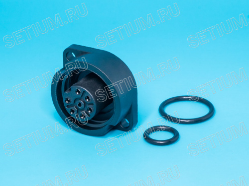 Разъем серии RD-24 7 контактов, гнездо на блок RD24F-7B1 фото 7