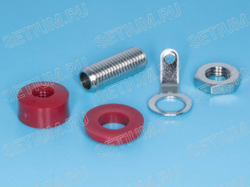 Клемма на приборный блок тип BP-10, красная фото 2