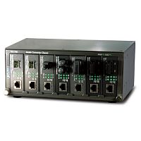 Planet Шасси для медиаконвертеров серии FT/GT/VC/VF, 7 слотов, 10', 220в АС