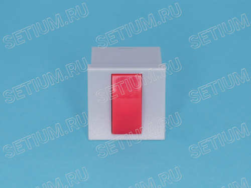 Кнопка мини без фиксации, красная в сером корпусе фото 4 Кнопка мини без фиксации, красная в сером корпусе PSM2-0-R-G фото 4