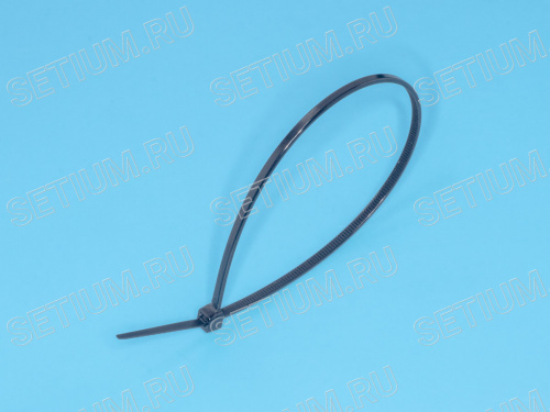 Стяжка 200x2,5мм с защитой от УФ, черная, упак. 100 шт. CV-200MW-UV