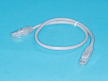 SC03-8P8C0.5-G Патч-корд (шнур) RJ-45 - RJ-45 кат.5е, 0,5м, серый