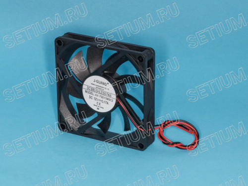Вентилятор 80х80х15, 12В, 0.17А,  подшипник скольжения, AV-F8015MS12 CF80-15